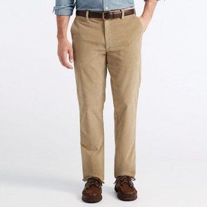 L.L. Bean Corduroy Pants Classic Fit Straight Leg Beige Cotton Mens Size 40x30